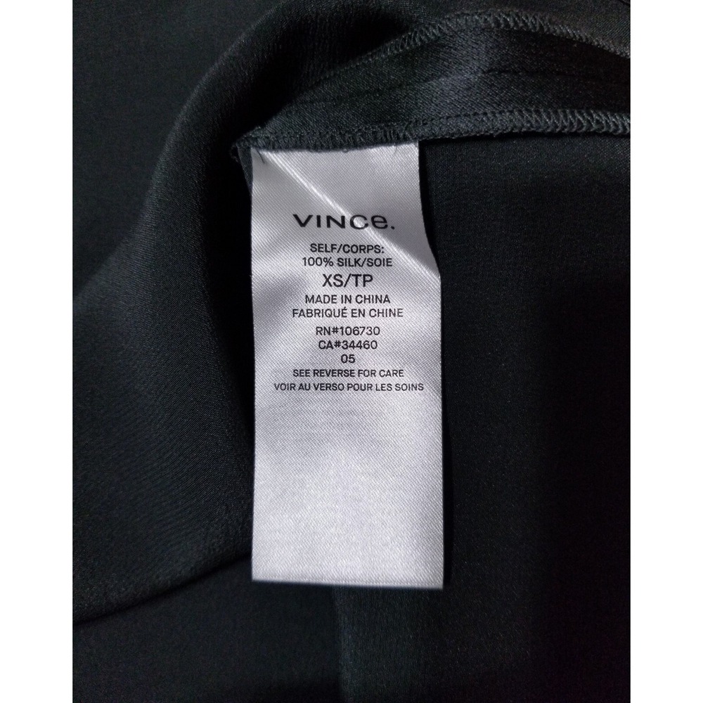 NWT Vince Knot Paneled Silk Satin Midi Skirt in Mineral Stone Green Size XS $325 - Picture 16 of 16